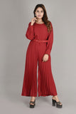 Women Jumpsuit Maroon